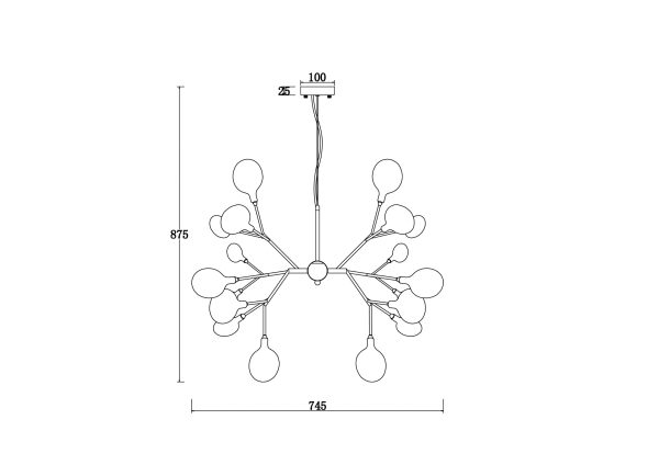 Подвесной светильник Freya FR5049PL-27B — изображение 4