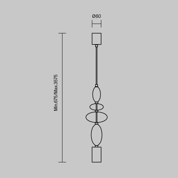 Подвесной светильник Maytoni MOD071PL-L8B3K1 — изображение 4
