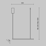 Подвесной светильник Maytoni MOD072PL-L28BS3K — изображение 3