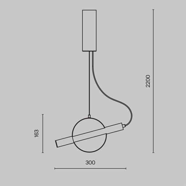 Подвесной светильник Maytoni MOD150PL-L5BS3K — изображение 2