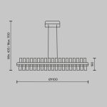 Подвесной светильник Maytoni MOD173PL-L48BS3K — изображение 3