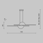 Подвесной светильник Maytoni MOD179PL-L26W4K — изображение 3