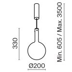 Подвесной светильник Maytoni MOD182PL-L4W3K — изображение 3