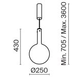 Подвесной светильник Maytoni MOD182PL-L6B3K — изображение 3