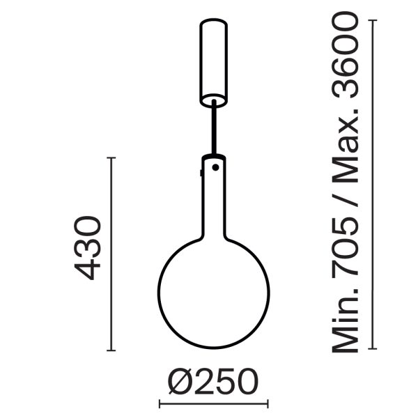 Подвесной светильник Maytoni MOD182PL-L6B3K — изображение 3