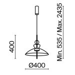 Подвесной светильник Maytoni MOD185PL-L11B3K3 — изображение 2