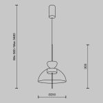 Подвесной светильник Maytoni MOD185PL-L6B3K2 — изображение 4