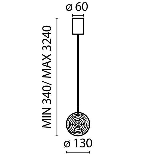 Подвесной светильник Maytoni MOD254PL-01BS — изображение 2
