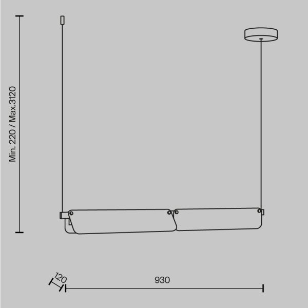 Подвесной светильник Maytoni MOD296PL-L20BS3K — изображение 2