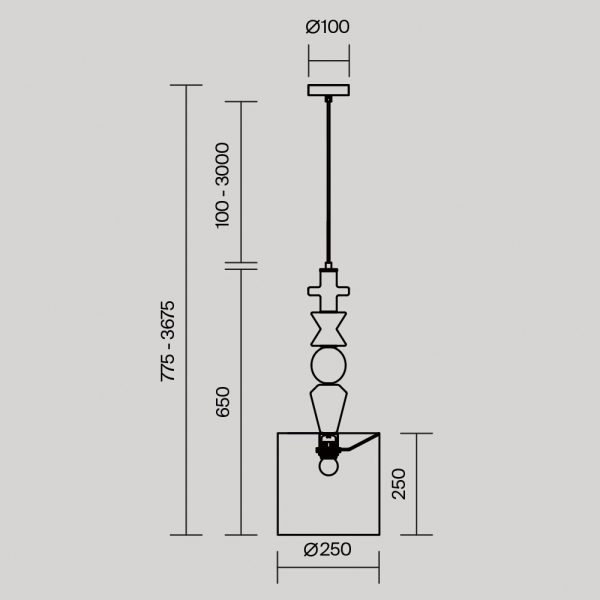 Подвесной светильник Maytoni MOD298PL-01W1 — изображение 4