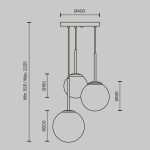 Подвесной светильник Maytoni MOD321PL-03B — изображение 2