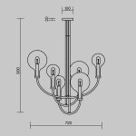 Подвесной светильник Maytoni MOD333PL-06B — изображение 2
