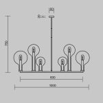 Подвесной светильник Maytoni MOD333PL-06BS1 — изображение 4