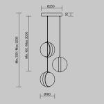 Подвесной светильник Maytoni MOD379PL-L17B3K — изображение 4