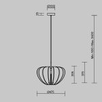 Подвесной светильник Maytoni MOD398PL-01BR — изображение 3
