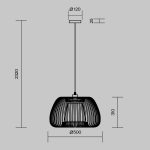 Подвесной светильник Maytoni MOD409PL-01B — изображение 5