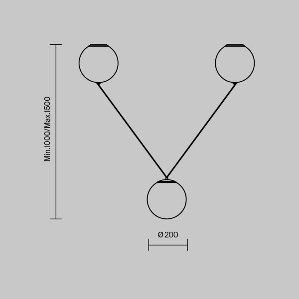 Подвесной светильник Maytoni MOD427PL-L30B3K — изображение 2
