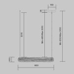 Подвесной светильник Maytoni MOD439PL-L20BSK — изображение 2