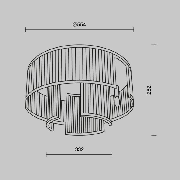 Потолочный светильник Maytoni MOD174CL-06G — изображение 3