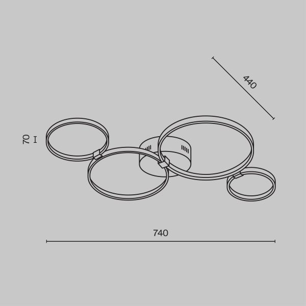 Потолочный светильник Maytoni MOD448CL-L35WK — изображение 2