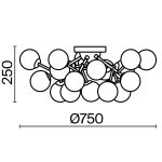 Потолочный светильник Maytoni MOD545CL-20B — изображение 2