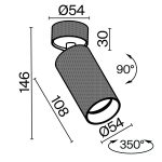 Потолочный светильник Technical C082CL-01-GU10-W — изображение 2