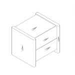 Прикроватная тумбочка PETRA, MOD INTERIORS — изображение 5