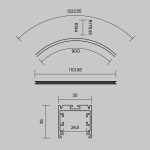 Комплектующие к светодиодной ленте Led Strip ALM-3535R-B-EX-90°-1.5M — изображение 2
