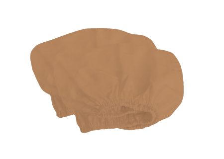 Простынь на резинке для кровати 160*200 см (мокко