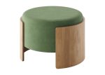 Пуф Lagom D 62 см (зелено-голубой FiberGuard