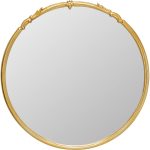 Зеркало настенное Cassandra Gold Ø80 см