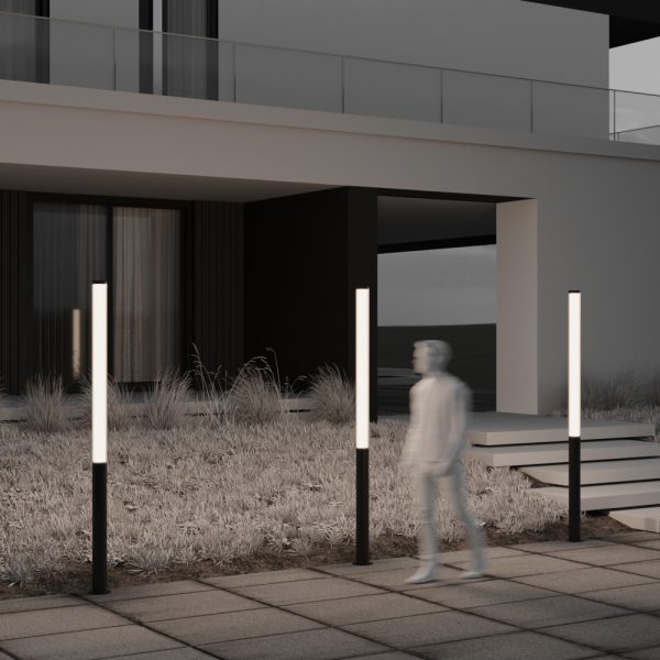 Садово-парковый светильник Outdoor O467FL-L100B3K — изображение 2