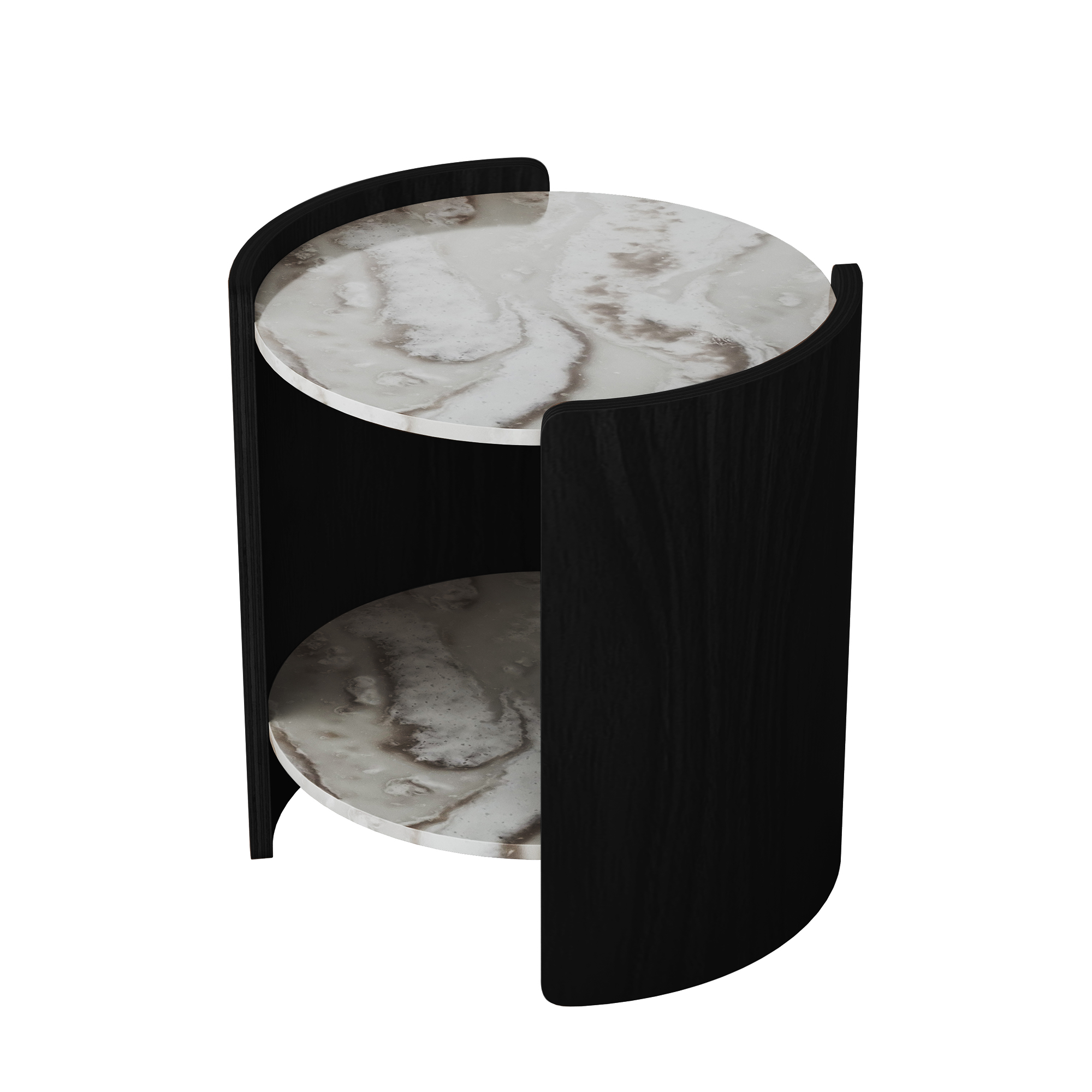 Столик Lagom Stone D 43 см высота 45 см (камень OV2 Столик Lagom Stone D 43 см высота 45 см (камень OV2