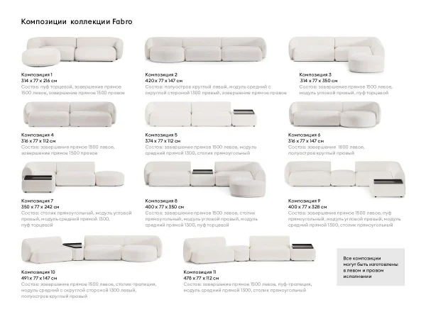 Столик прямоугольный Fabro белый — изображение 5