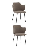 Стул Джиннет NEW велюр капучино 2 шт.