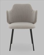 Стул Джиннет NEW велюр светло-серый 2 шт. — изображение 3