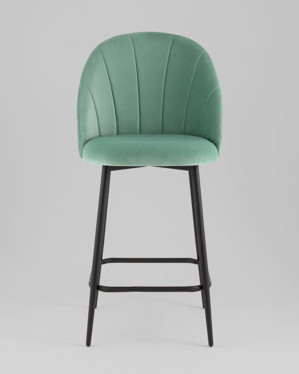 Стул полубарный Логан SN велюр фисташковый — изображение 3