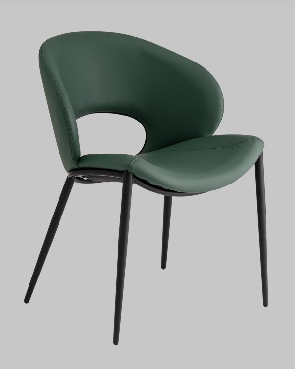 Стул Вивьен иск.кожа зеленый — изображение 2