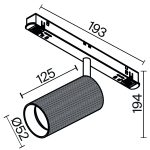 Трековый светильник Technical TR097-2-12W4K-M-BW — изображение 2