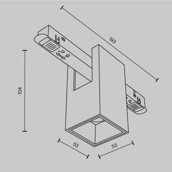Трековый светильник Technical TR121-2-7W3K-BS — изображение 5