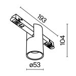 Трековый светильник Technical TR122-2-7W3K-W — изображение 4