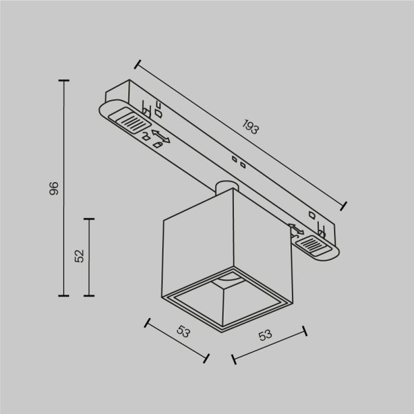 Трековый светильник Technical TR133-2-7W4K-W — изображение 3