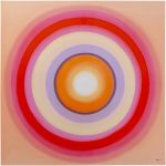 Картина на холсте Tendency Circle Pink 120x120 см