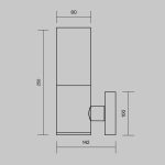 Настенный светильник (бра) Outdoor O418WL-01GR — изображение 5