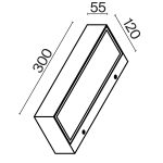 Настенный светильник (бра) Outdoor O428WL-L10GF3K — изображение 4