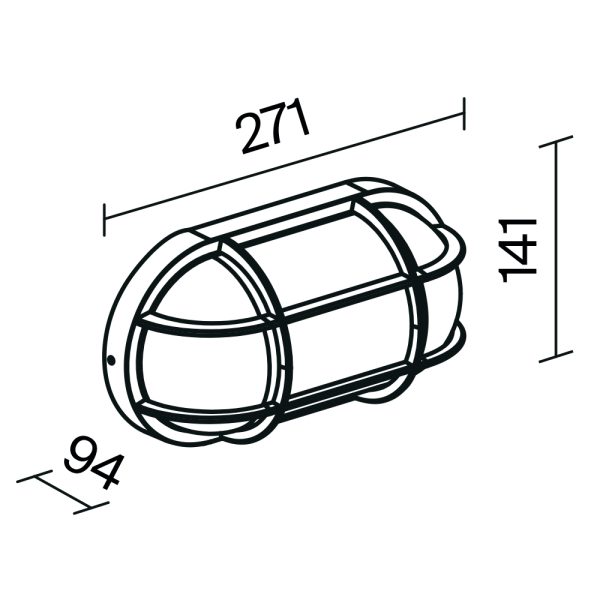 Настенный светильник (бра) Outdoor O449WL-01GF1 — изображение 2