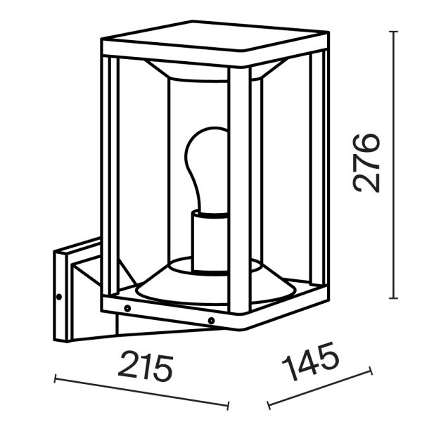 Настенный светильник (бра) Outdoor O452WL-01GF — изображение 2