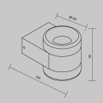 Настенный светильник (бра) Outdoor O490WL-L6B3K — изображение 2