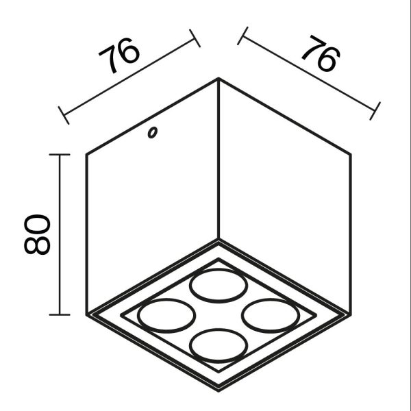 Потолочный светильник Outdoor O309CL-L8GF3K — изображение 4
