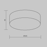 Потолочный светильник Outdoor O431CL-L30W3K — изображение 2